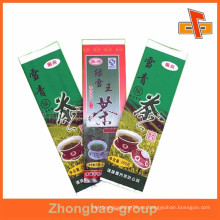 Varios tipos de láminas laterales de láminas de té chino proveedor de embalaje